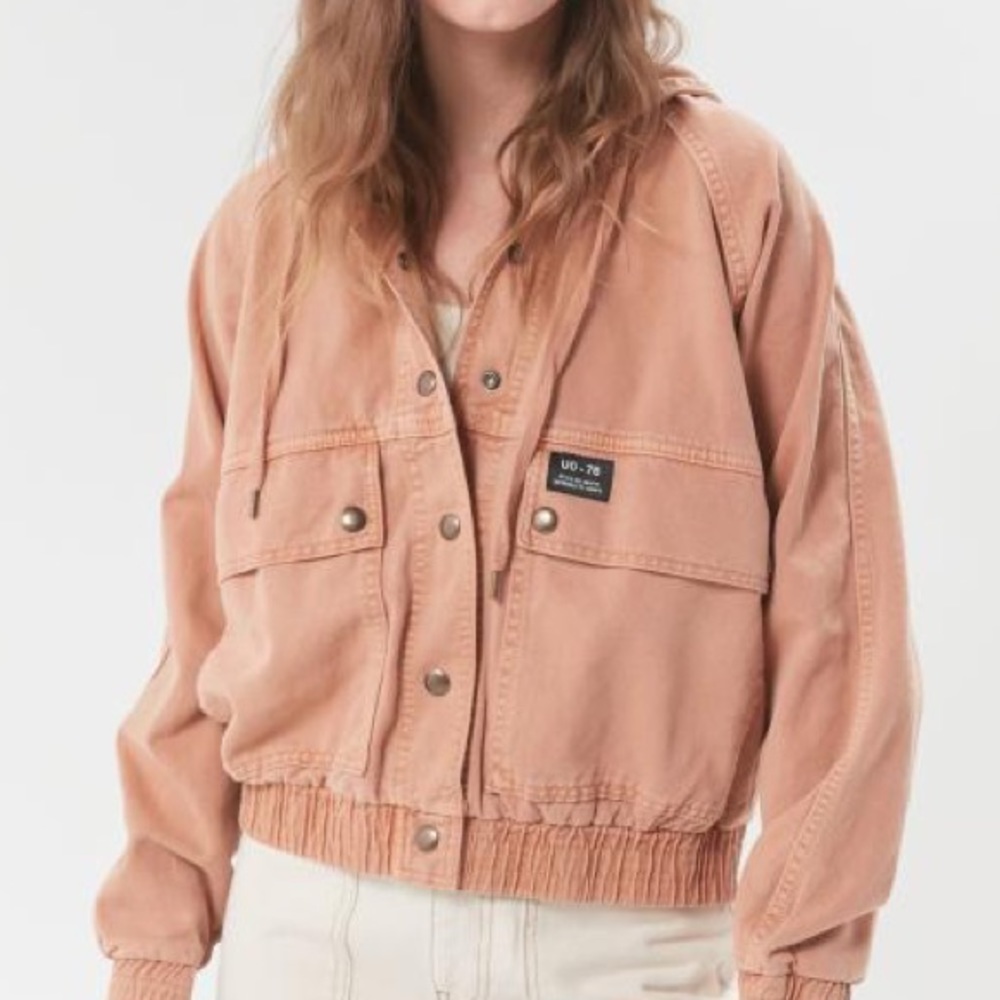 BDG Rowan Hooded Bomber Jacket (NWT)